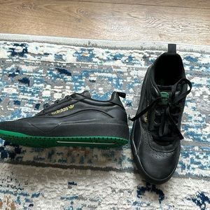 Adidas LIBERTY CUP Mens Size 8 Casual Leather Sneakers Shoes Black EG2470